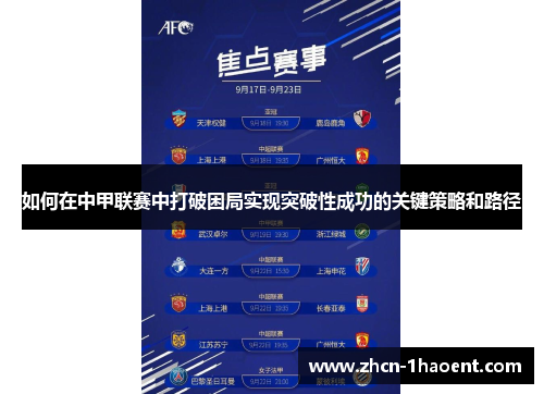 如何在中甲联赛中打破困局实现突破性成功的关键策略和路径 如何在中甲联赛中打破困局实现突破性成功的关键策略和路径