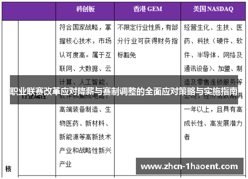 职业联赛改革应对降薪与赛制调整的全面应对策略与实施指南 职业联赛改革应对降薪与赛制调整的全面应对策略与实施指南