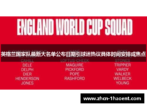 英格兰国家队最新大名单公布日期引球迷热议具体时间安排成焦点